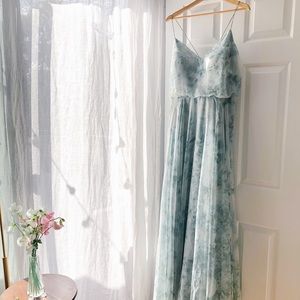 Size 14 Jenny Yoo Inesse Dress Morning Mist